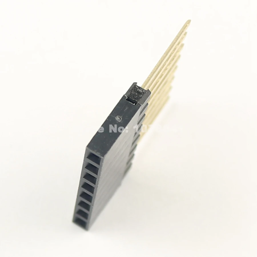 10 шт. 2 54 мм Шаг 8 Pin Одиночная длинная наращиваемых щит наружный коллектор для Arduino