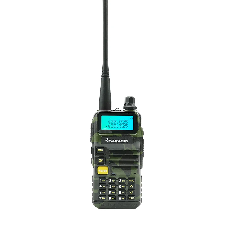 Quansheng UV-R50 портативная рация UHF VHF Двухдиапазонная 5 Вт двухсторонняя рация 2800 мАч длительное время ожидания портативная рация Uv-5r КВ трансивер Uv 5r - Цвет: Camouflage