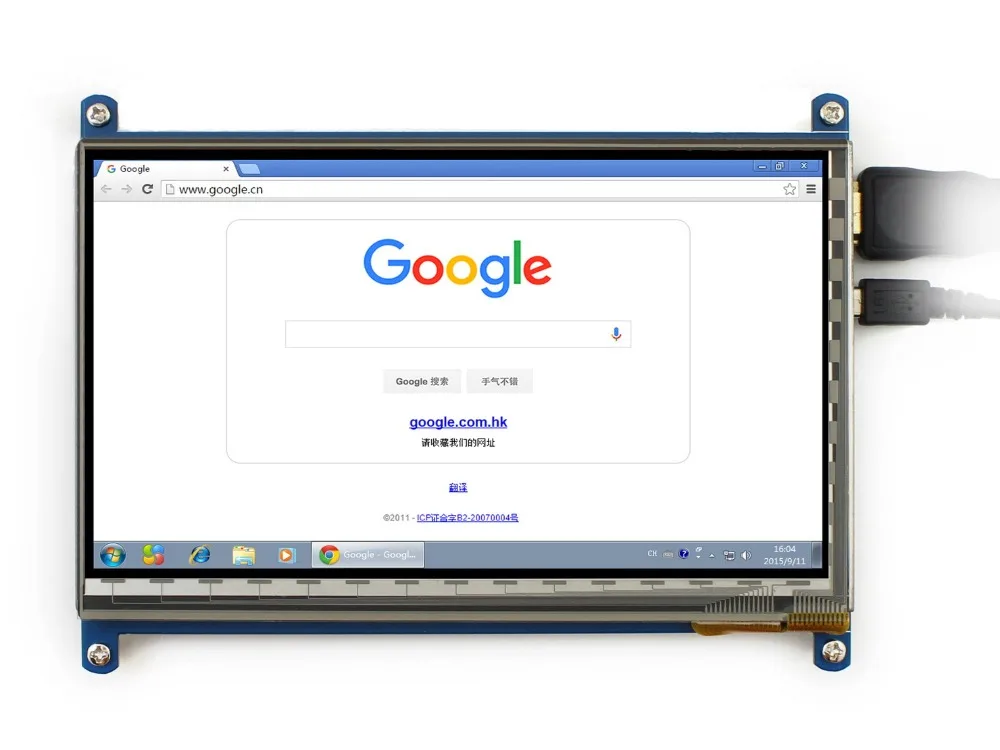 7-дюймовый сенсорный ЖК-дисплей USB 1024x600 емкостный IPS-экран для Raspberry Pi Beaglebone Banana PC