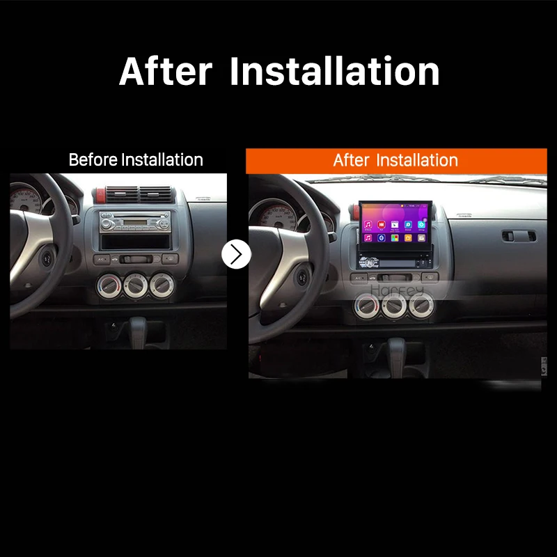 Harfey Android 6 0 универсальная 7 &quotHD система GPS навигации автомобильный стерео CD DVD