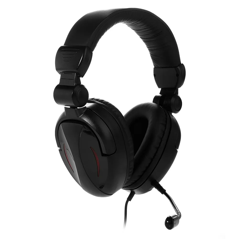 Badasheng BDS-363G Проводная игровая гарнитура для PS4, Xbox 360, Xbox One, с регулируемым микрофоном, светодиодный, Съемный встроенный контроллер