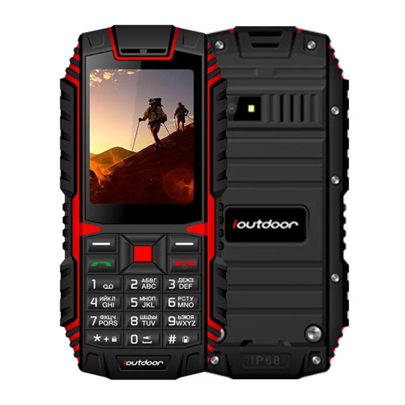 Ioutside T1 прочный телефон 2G Функция IP68 Ударопрочный Водонепроницаемый Пылезащитный