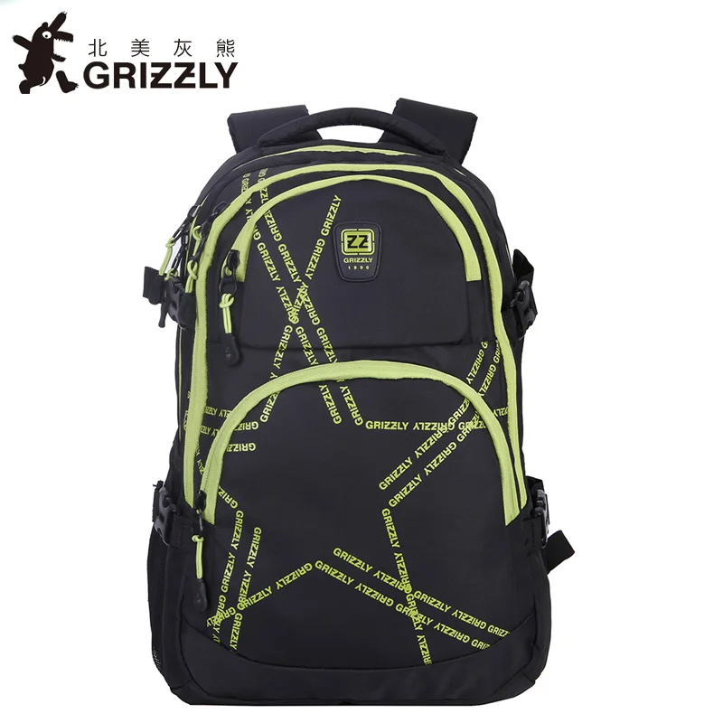 GRIZZLY Модные мужские нейлоновые рюкзаки повседневные водонепроницаемые школьные