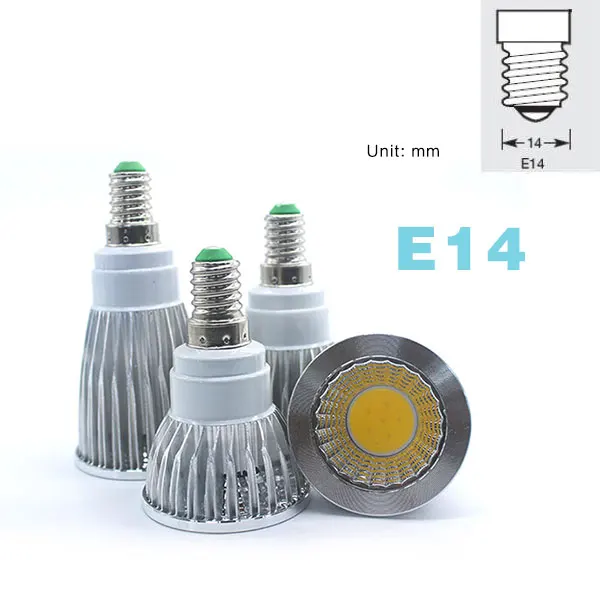 E14 COB 85 TO 265V Прожектор E27 светодиодный светильник GU10 GU5.3 лампы 9W12W 15W Лампа 220V E27 E14 дома Bombillas MR16 DC12V светодиодный свет - Испускаемый цвет: E14 COB 85 TO 265V