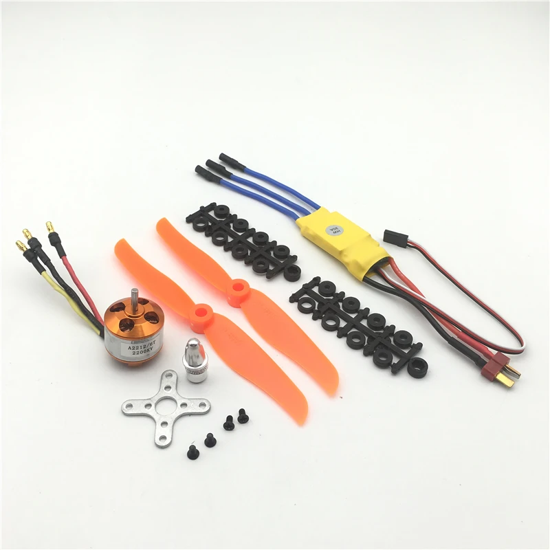 1 комплект A2212 2212 2200KV бесщеточный двигатель 30A ESC 6035 Пропеллер для RC самолета с