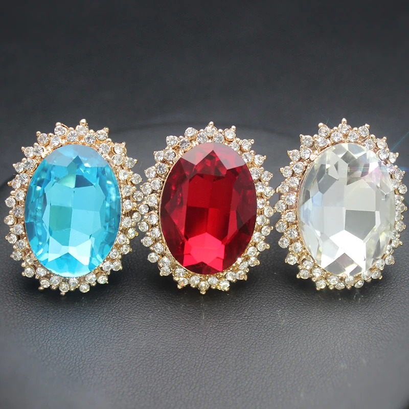 2016 новый Ретро Старинные Ювелирные Изделия Кольца Уникальный Большой Овальный