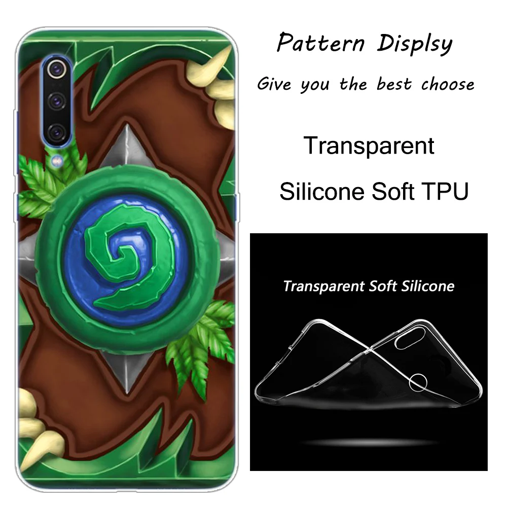 003 Hearthstone герои of Warcraft чехол для Xiaomi Pocophone F1 9T 9 9SE 8 A2 Lite A1 A2 Mix3 Redmi K20 7A Note 4 4X5 6 7 Pro S2 - Цвет: 003