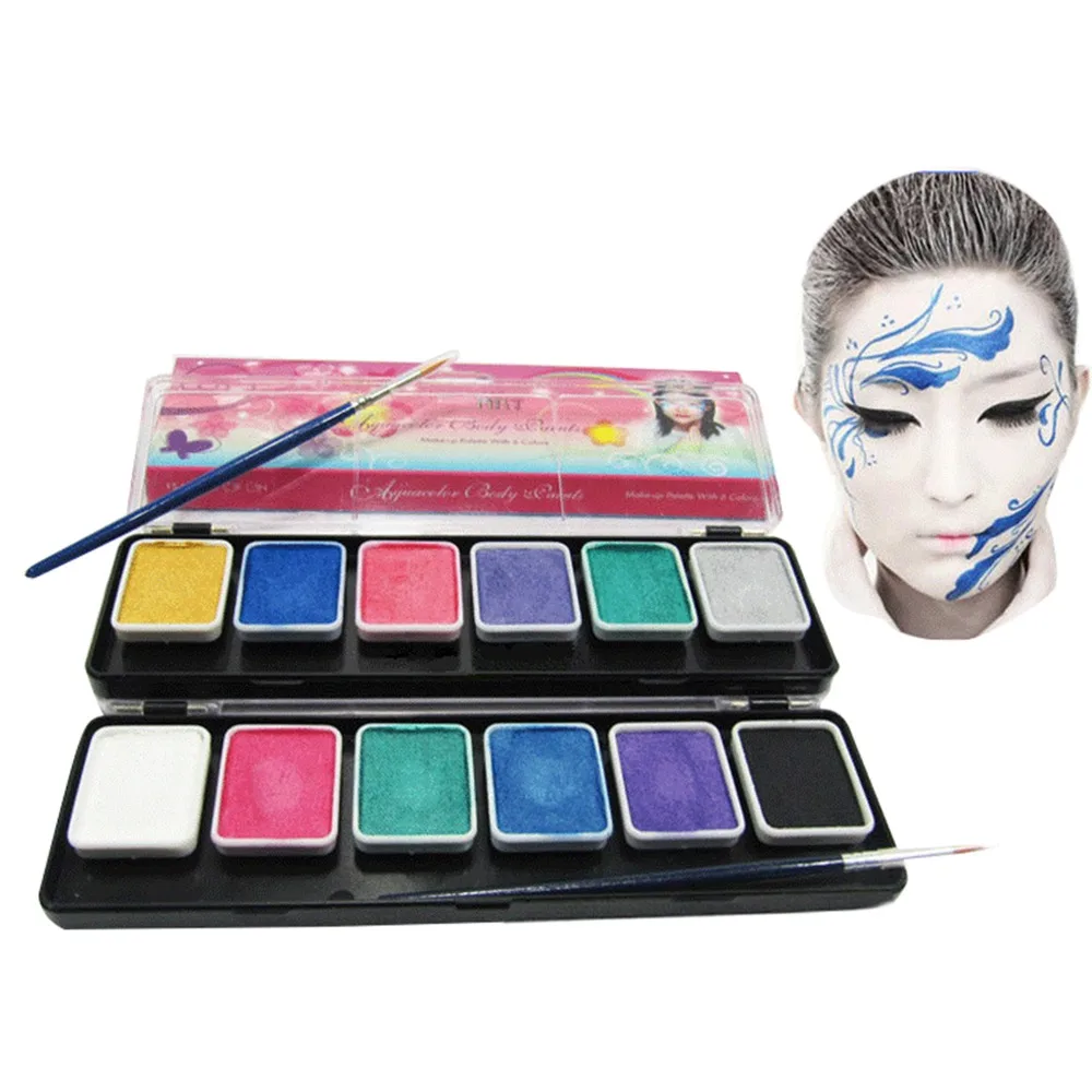 

Anmas Rucci Face Body Art Paint Oil Adult Kid World Cup Halloween Stage Party Creative Kit