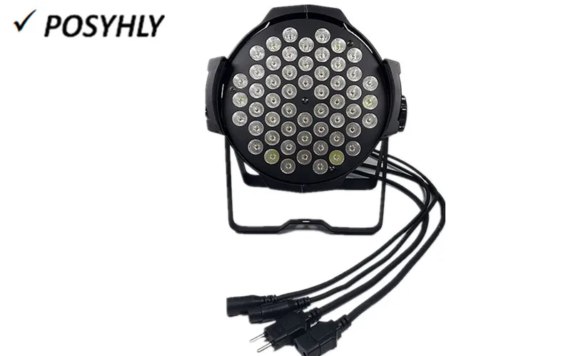 8 шт./RGB 3 в 1 54X3W светодиодный светильник Par + цветный чехол PAR air box DMX512 управление