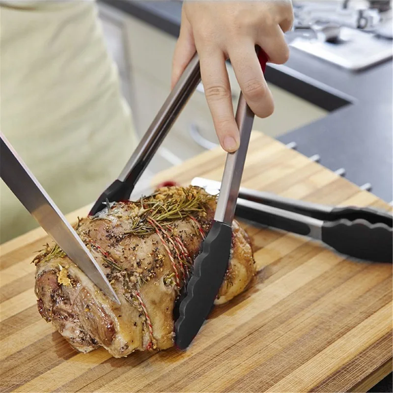 Горячая Новинка 1 шт. щипцы для барбекю пластиковая крышка ручка кухонные замок