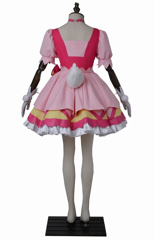 Костюм для косплея Usami Ichika KiraKira Precure A La Mode Cure Whip костюм Хэллоуина девочки розовое