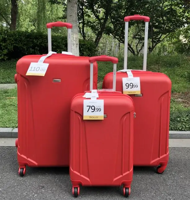 a set of 3 CHENGZHI новые дешевые 2" 24" 2" дюймов ABS багаж на колесиках наборы Texpandable чемодан на колесиках для путешествий - Цвет: a set of 3