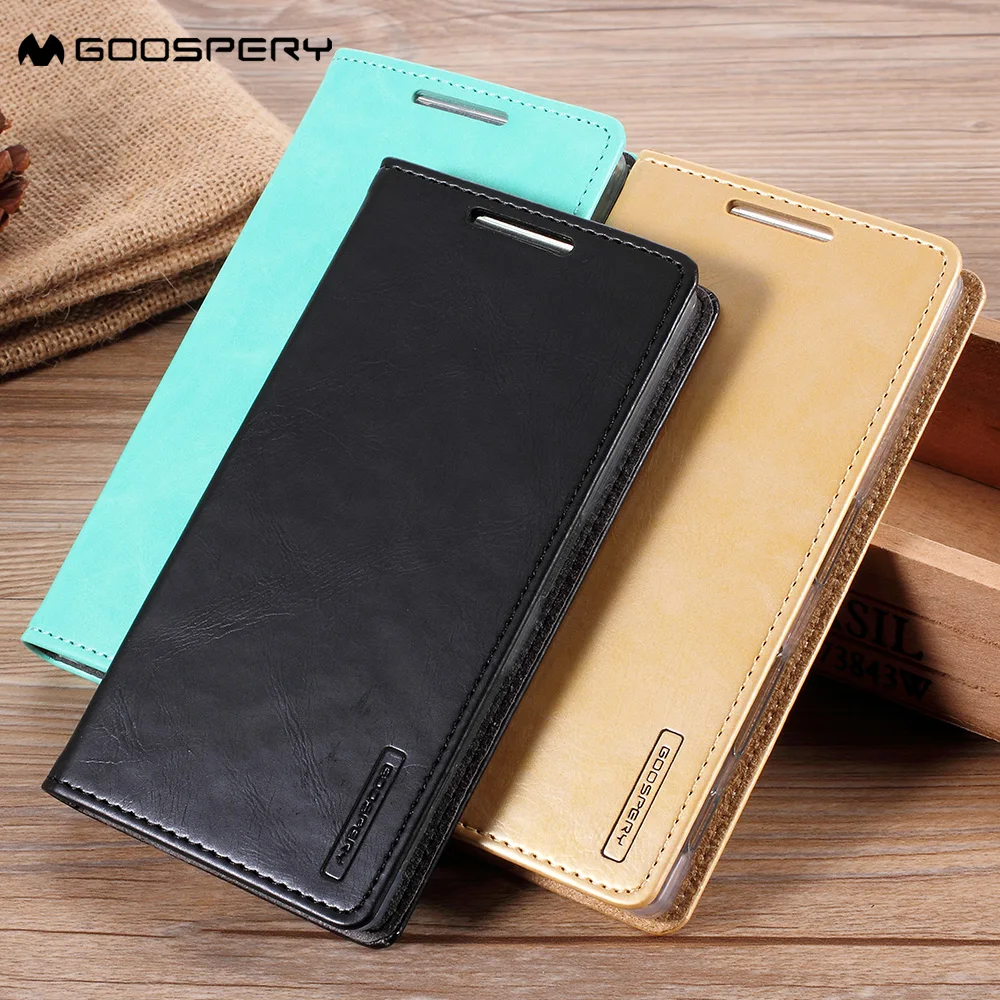 MERCURY GOOSPERY для samsung Galaxy S9 + S8 S7 край J1 J3 J5 J7 A3 A5 A7 2016 чехол Blue Moon искусственная кожа