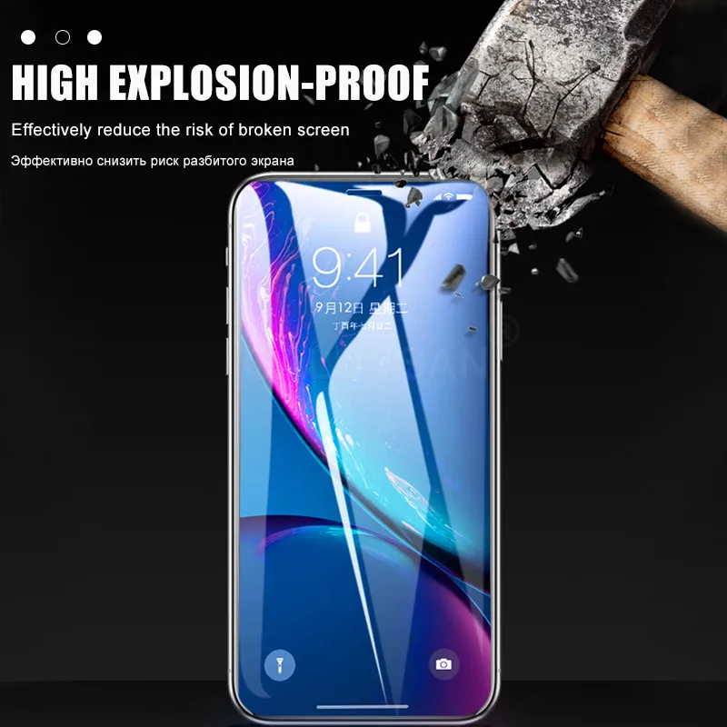 11D изогнутое закаленное защитное стекло пленка на IPhone 6 6s 7 8 Plus Защитное для