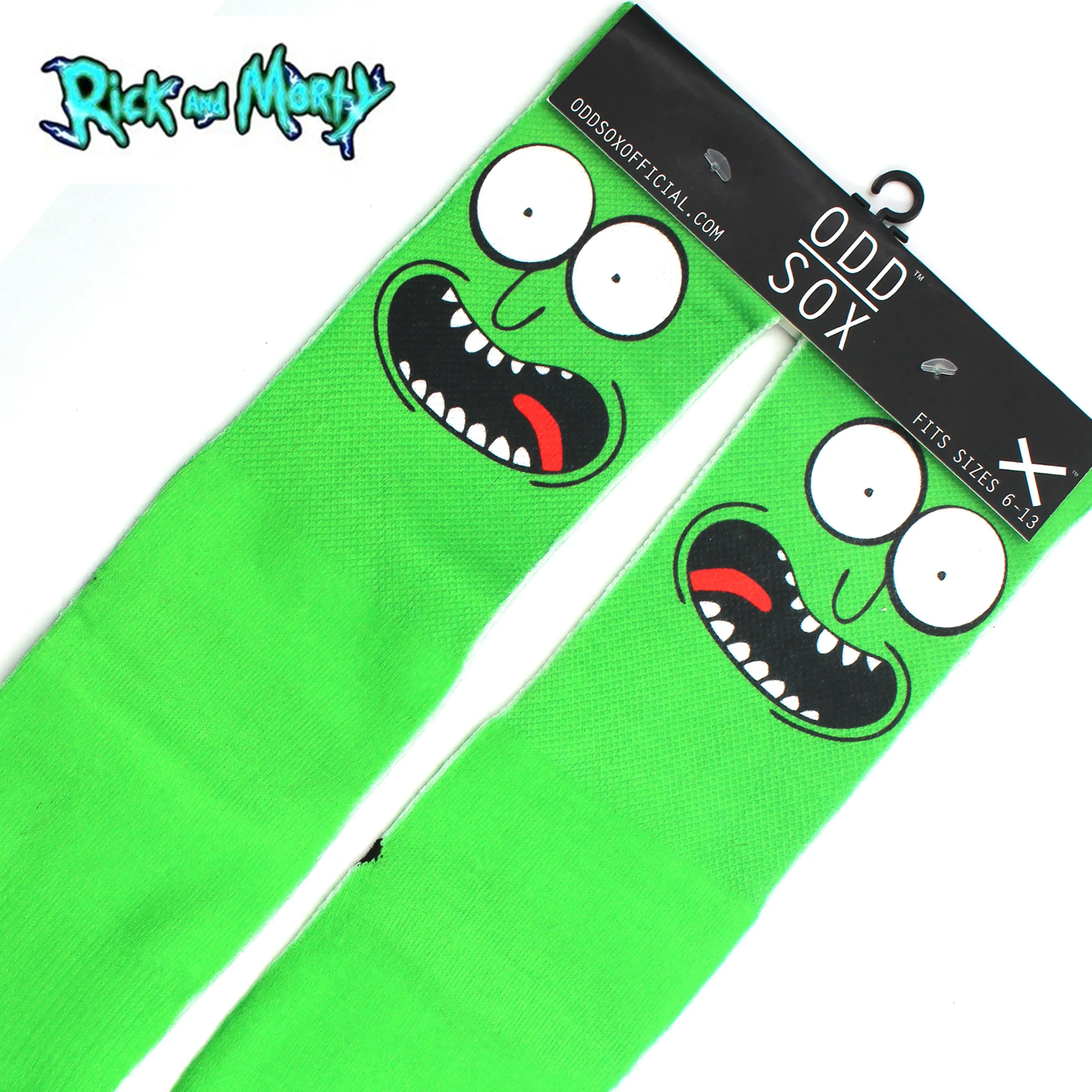OHCOMICS 4X16 "Горячая Аниме Рик и Мори милые Pickle Rick зеленые хлопковые носки чулки до
