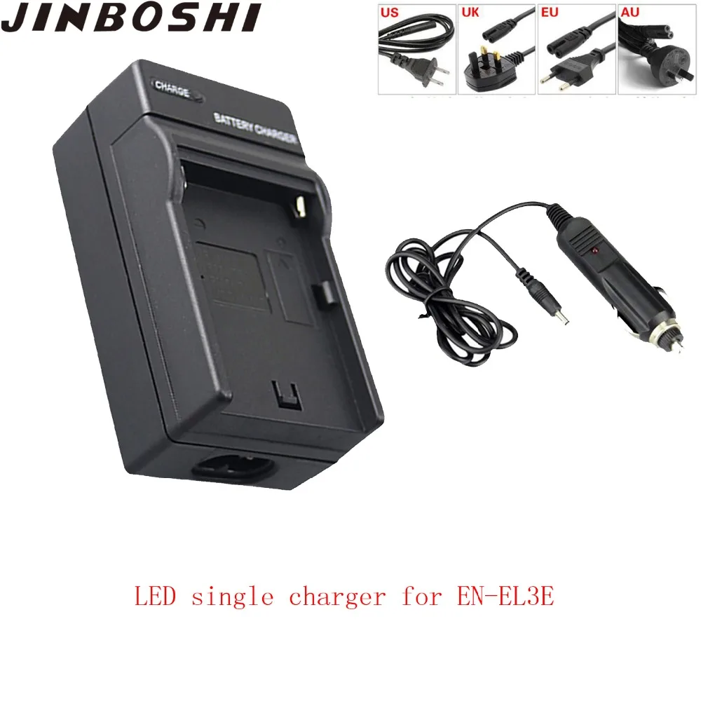 JINBOSHI EN EL3e EL3a набор для зарядки аккумулятора Canon D50 D70S D80 D80S D90 D100 D200 D300 D700|Зарядные