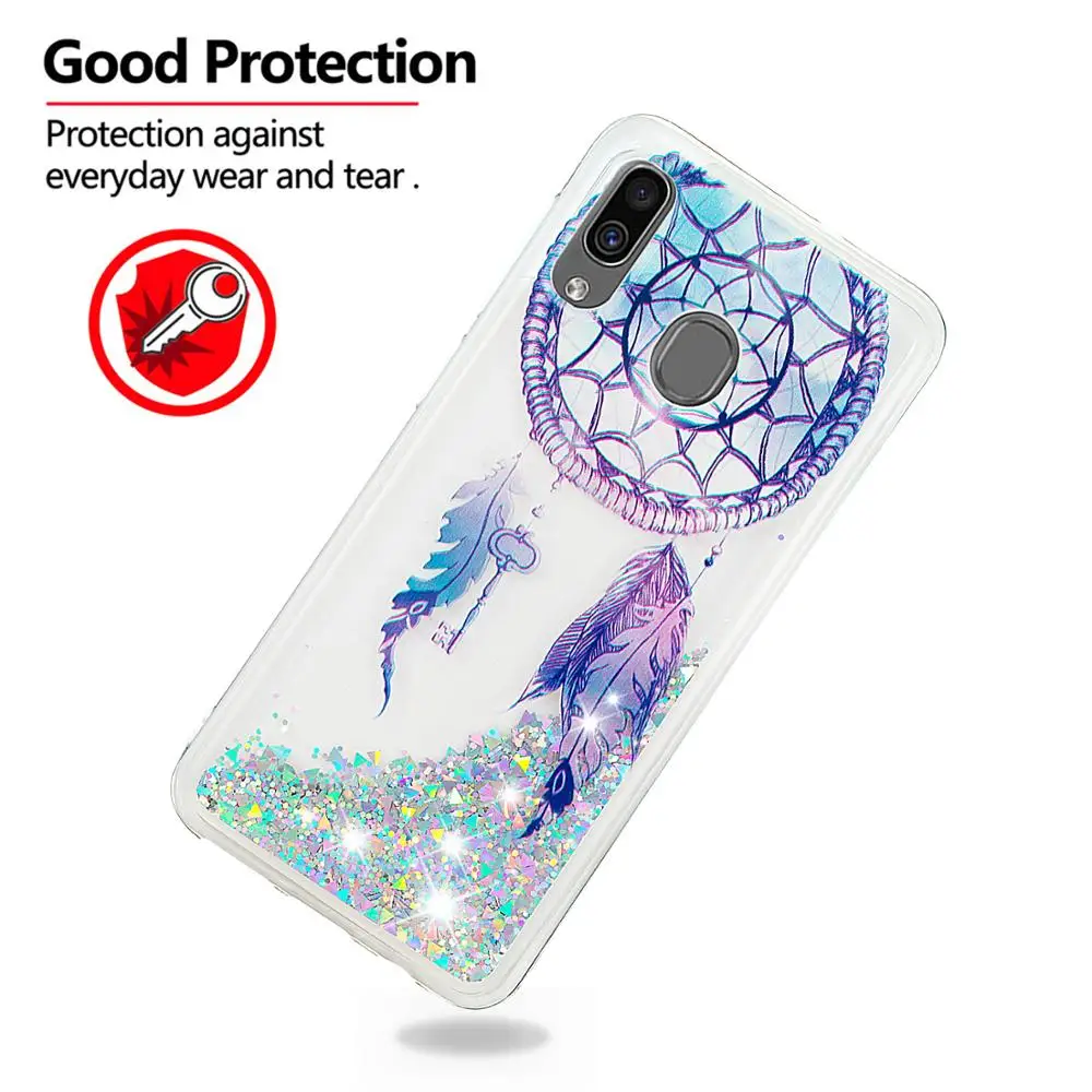 Мягкий ТПУ чехол XINGDUO для huawei P20 P30 PRO Lite с милым 3d рисунком блестящими блестками и