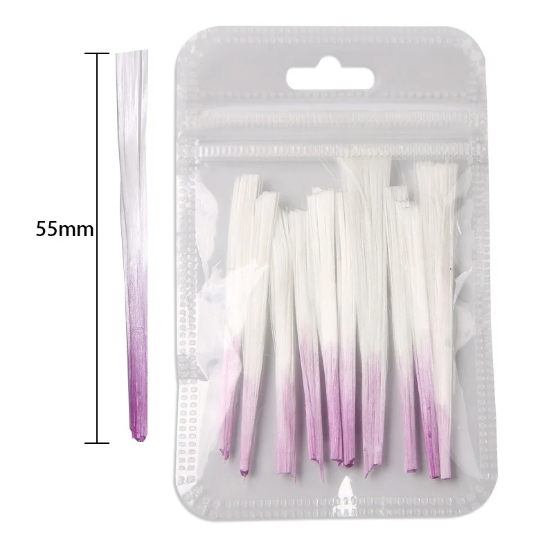 10 шт./пакет для наращивания ногтей из стекловолокна акриловые накладки