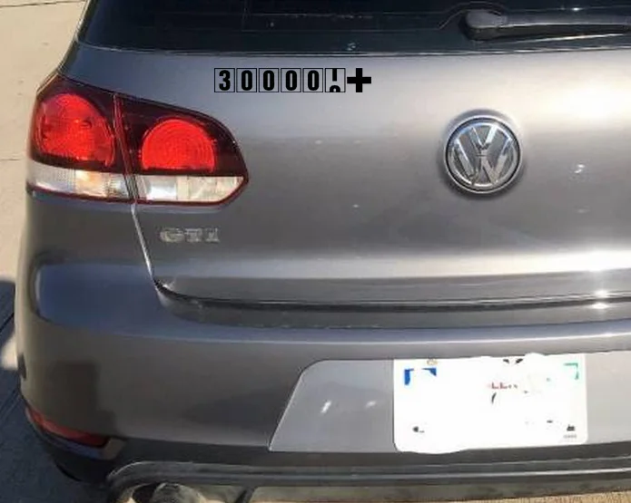 HotMeiNi наклейка для автомобилей JDM 300000 + Illmotion Illest с высоким пробегом на бампер окно