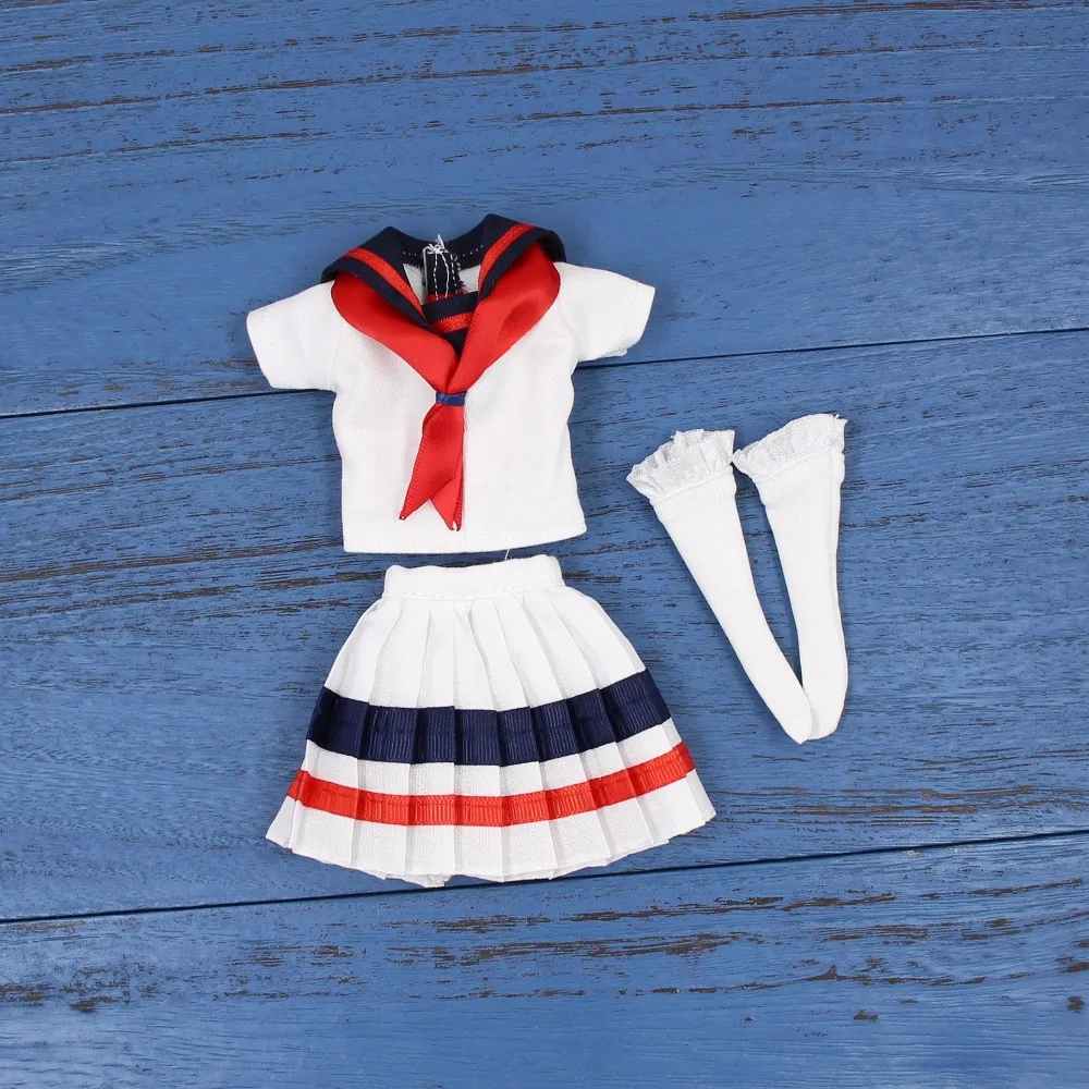 Ледяная кукла DBS Blyth наряд licca боди школьная форма плиссированная юбка с