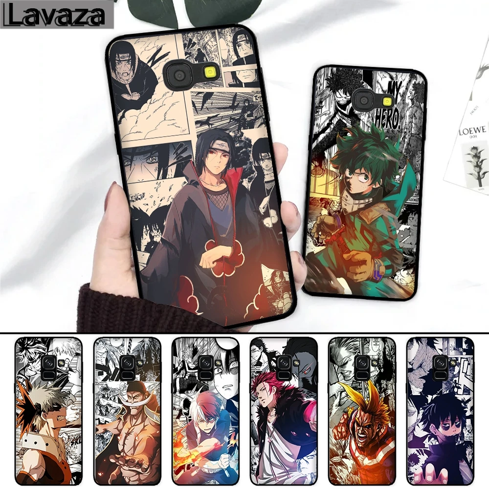 Lavaza с героями из мультфильма «Мой герой Одна деталь силиконовый чехол для samsung A3 A5 A6 плюс A7 A8 A9 A10 A30 A40 A50 A70 J6