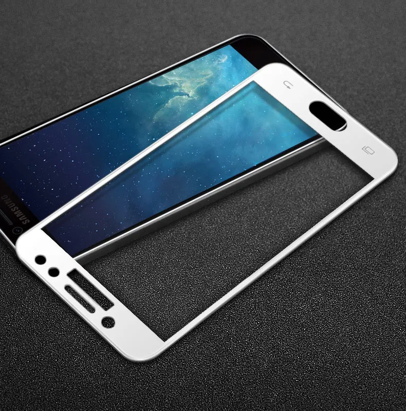 10 шт./лот 3D закаленное стекло для Samsung Galaxy j7 plus полное покрытие 9H защитная пленка