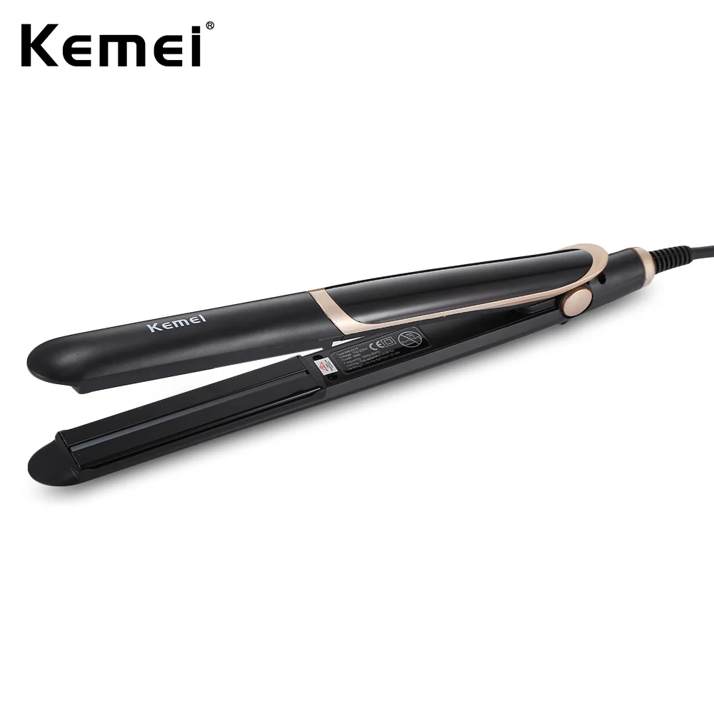 Kemei KM-2219 профессиональный Утюг выпрямитель для волос инфракрасного Керамика