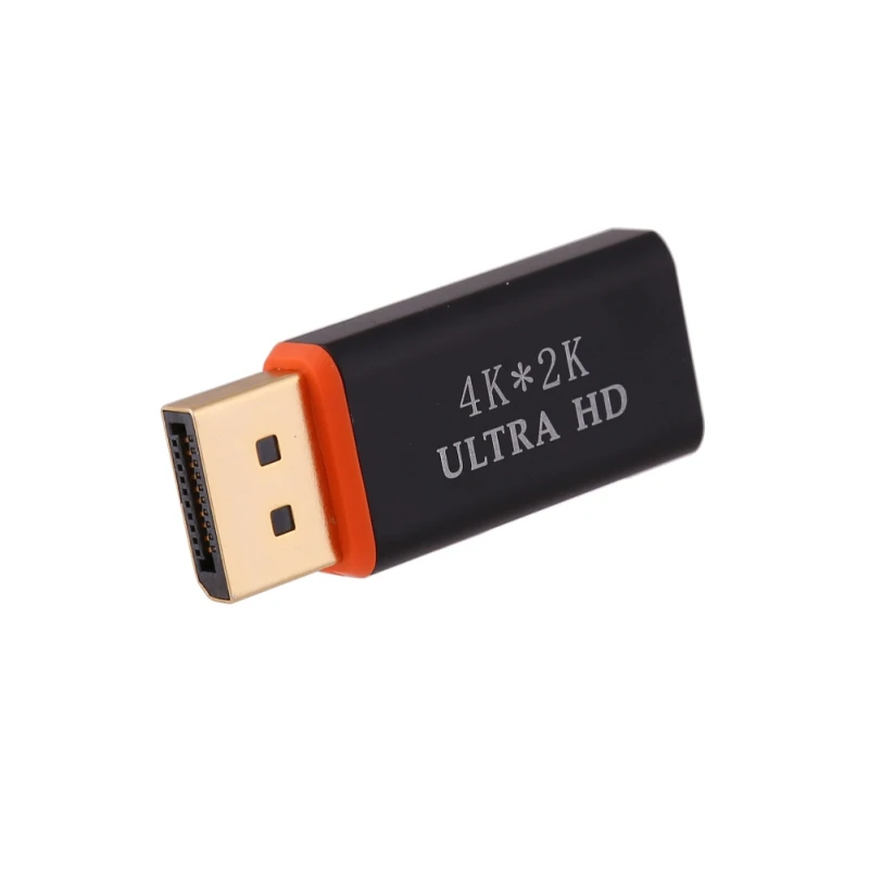 Новый адаптер DP к HDMI 4K Ultra HD 3D позолоченный DisplayPort конвертер мужские и женские