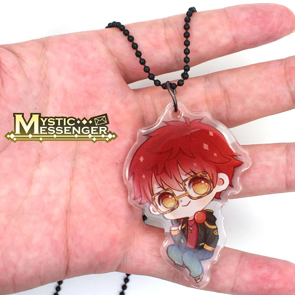 OHCOMICS Аниме игра мистический Посланник 707 милый акриловый брелок для ключей