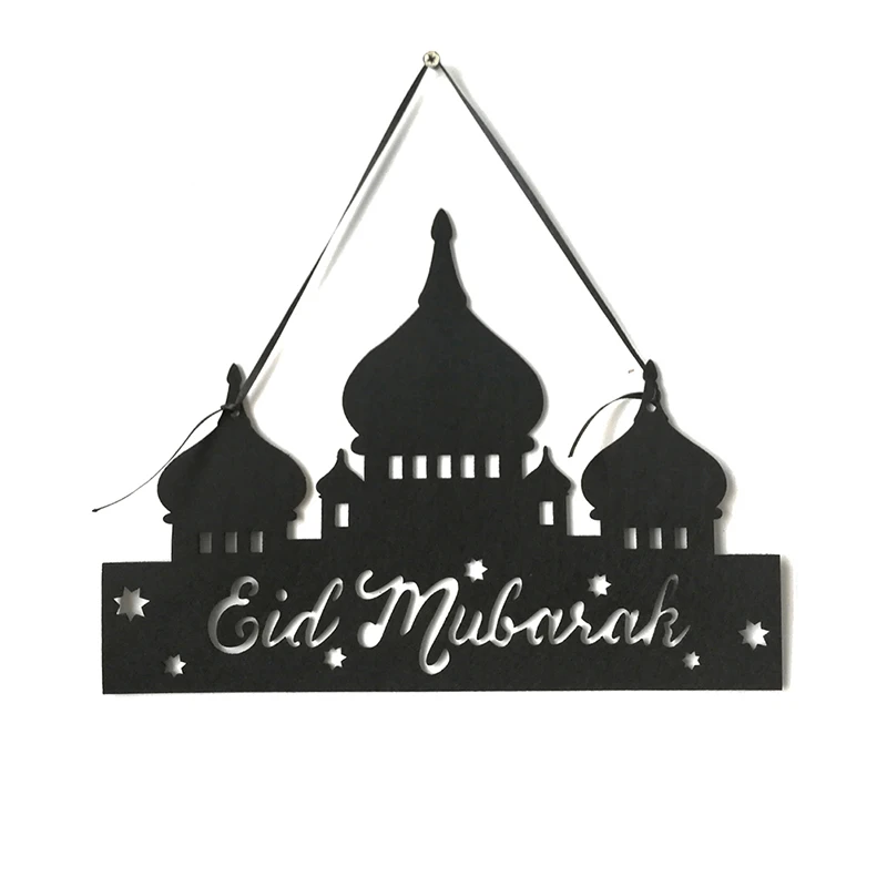 Новый DIY Eid кулон Мубарак мусульманский ислам Рамадан нетканый материал
