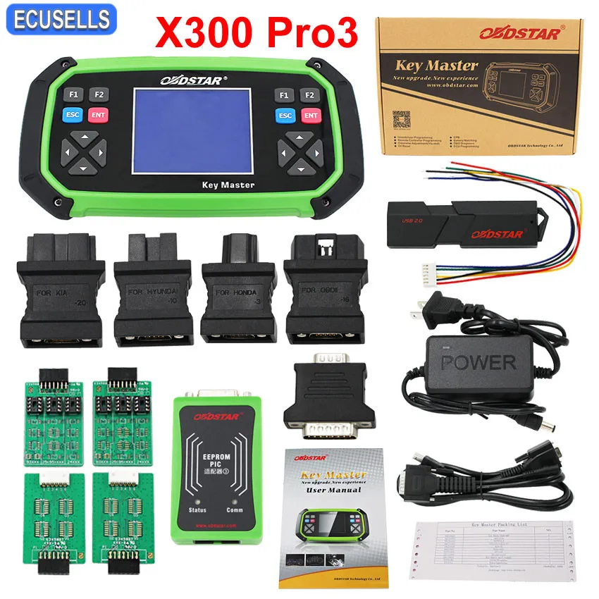 OBDSTAR X300 PRO3 ключ ремонтный программный инструмент коррекции одометра EEPROM/PIC