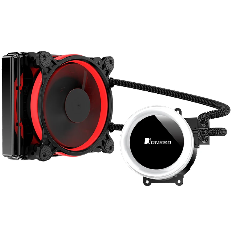 Jonsbo Tw2-120 Cpu водяное охлаждение 4Pin 12 см вентилятор Rgb Aura 256 цвет авто Изменение светодиодный радиатор для Amd Intel