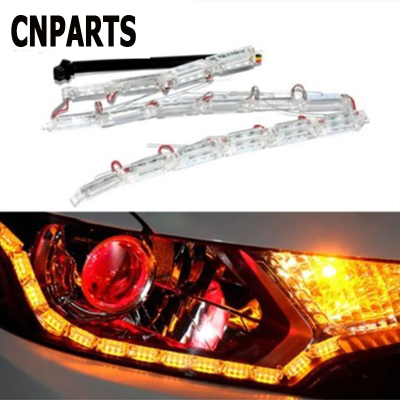 Дневные ходовые огни CNPARTS 2 шт. дневные поворотные однокристальные светодиодные