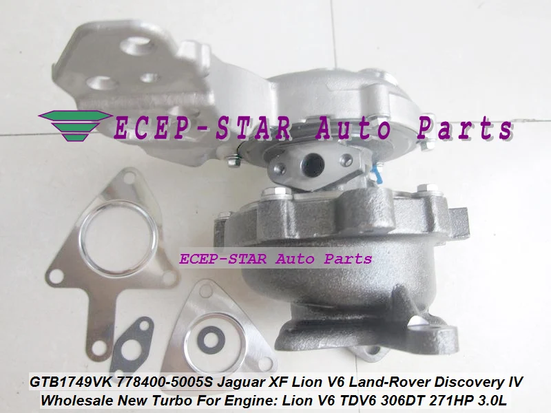 GTB1749VK 778400 5005S LR029915 турбо для Jaguar XF Lion V6 Land Rover Discovery IV 2009 AJ V6D TDV6 306DT 3.0L|turbo timer|turbo brushturbo