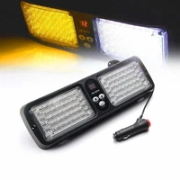 car led bar 12 volt led lighting 12 modes 86 led emergency warning car auto visor police strobe light for motorcycle accessories