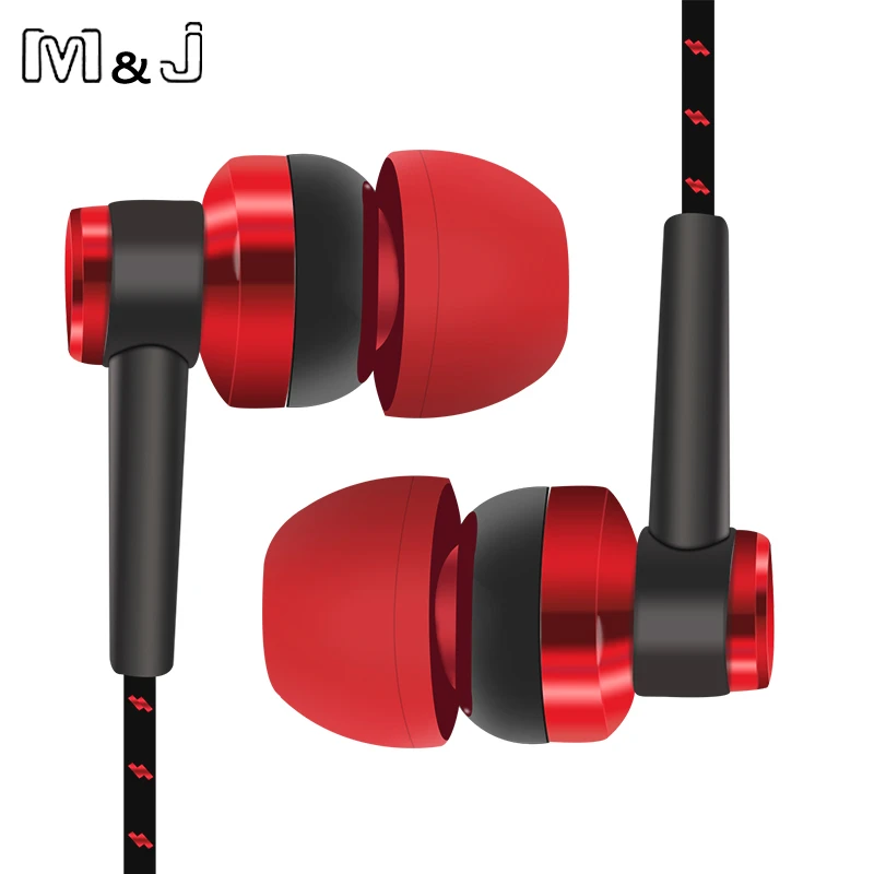 M &amp J MP3 MP4 проводка Сабвуфер гарнитура плетеная веревка провод ткань