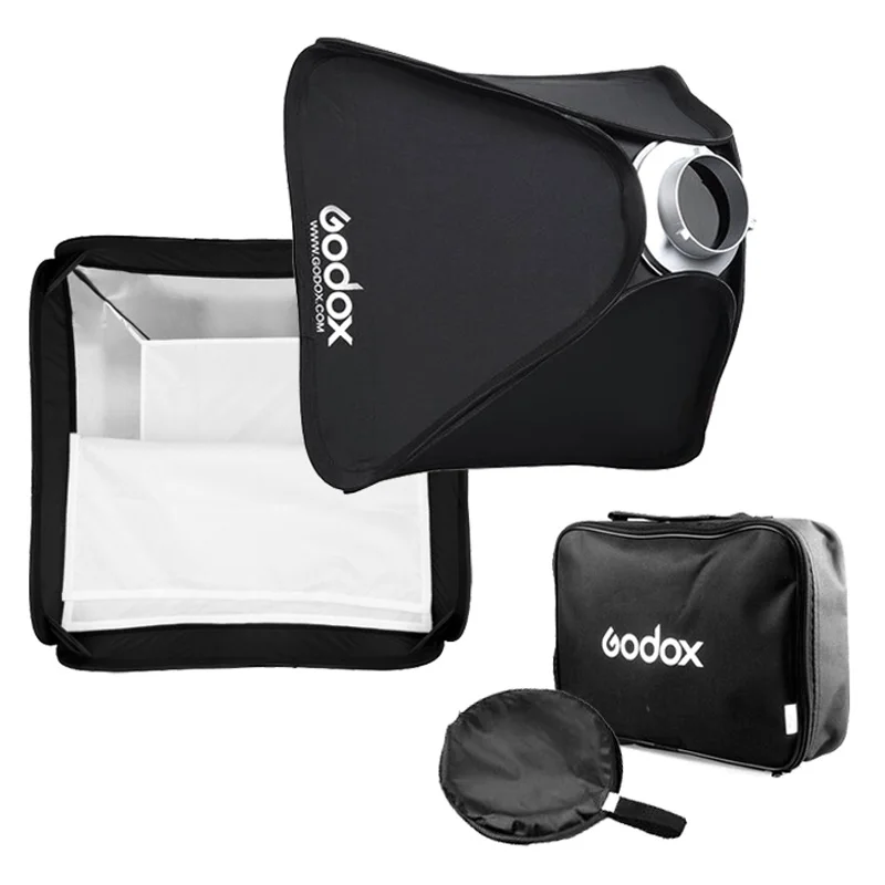 Софтбокс для вспышки Godox 80*80 см/60*60 см 24 дюйма/31 дюйм студийной DE/DS/QT/DP/SK/GS AD600B