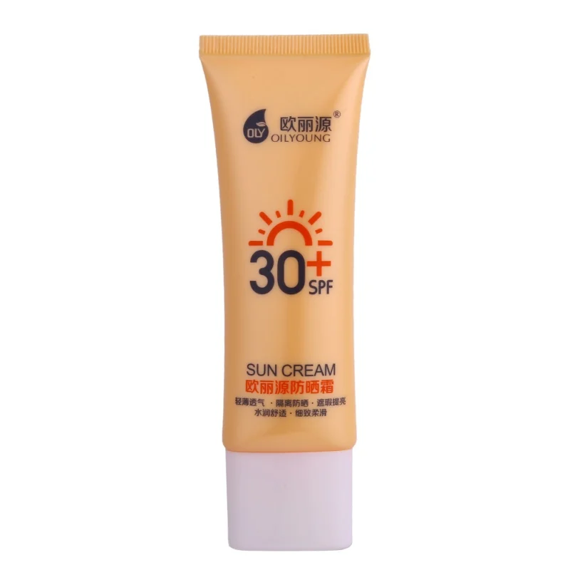 Солнцезащитный крем SPF 30 + для лица Водонепроницаемый увлажняющий с защитой от