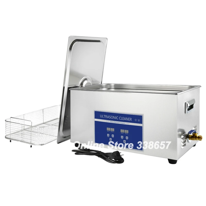 22L 220 V/110 V Цифровой ультразвуковой очиститель ювелирных изделий Ванна стиральная