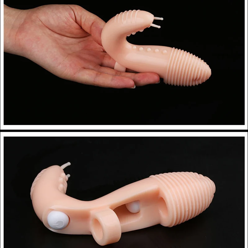 Фаллоимитатор надеваемый на палец Вибратор Интимные Игрушки для взрослых Для