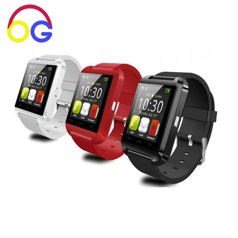 OGV U8 smart watch bluetooth smartwatch mp3 для apple телефон android часы pk dz09 gt08 портативных устройств