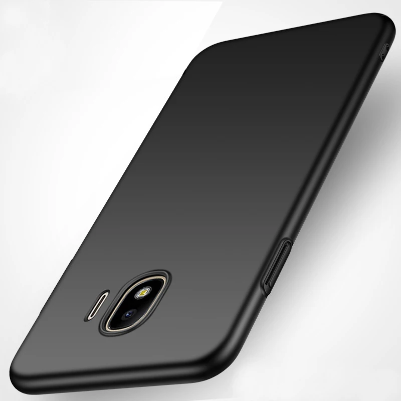 YonLinTan Coque cover Case For Samsung galaxy J4 J 4 2018 hard Pc On luxury plain Matte Phone Protector Back Etui | Мобильные