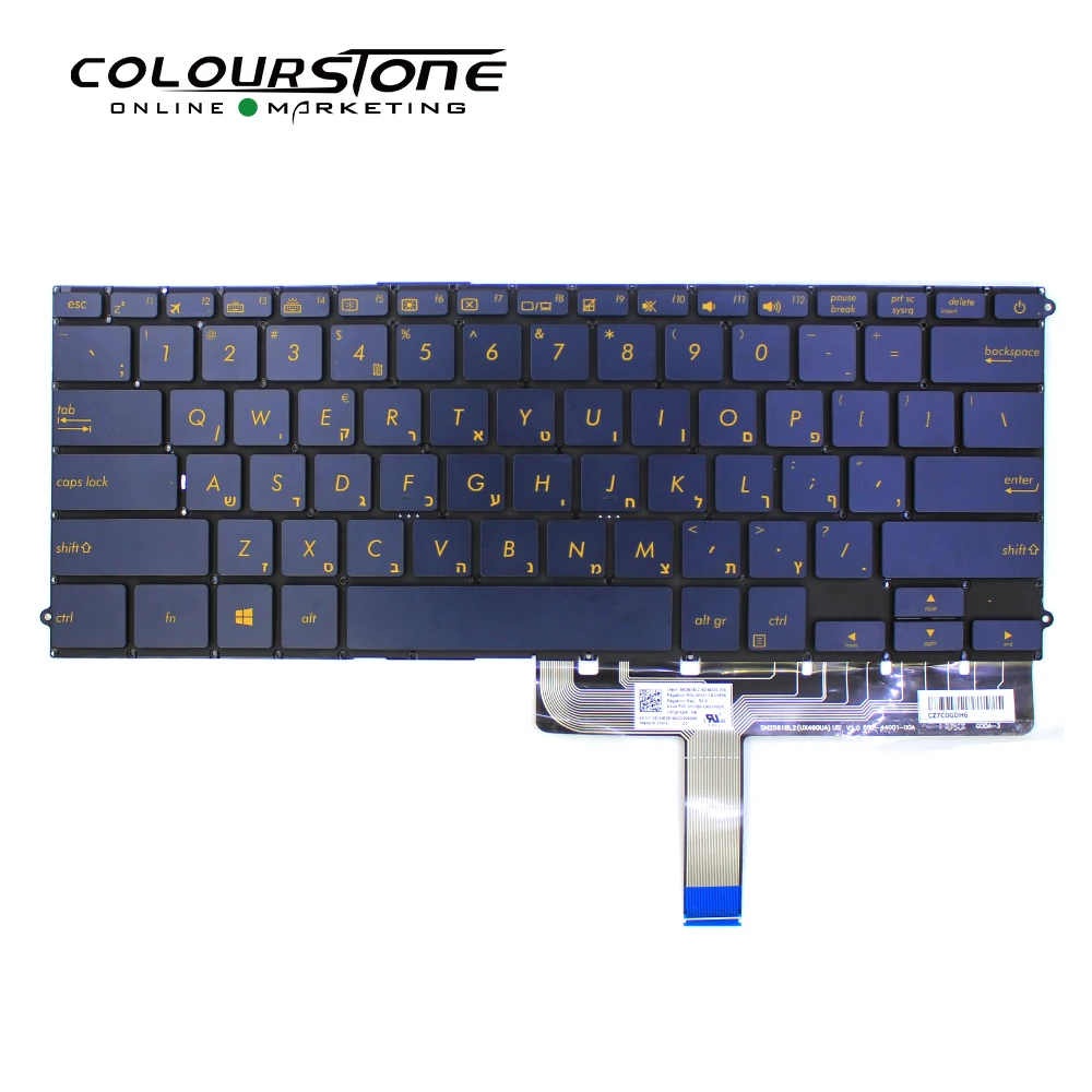 HB черный с подсветкой Клавиатура для ноутбука ASUS ZENBOOK UX490 UX490UA ноутбука|Клавиатуры