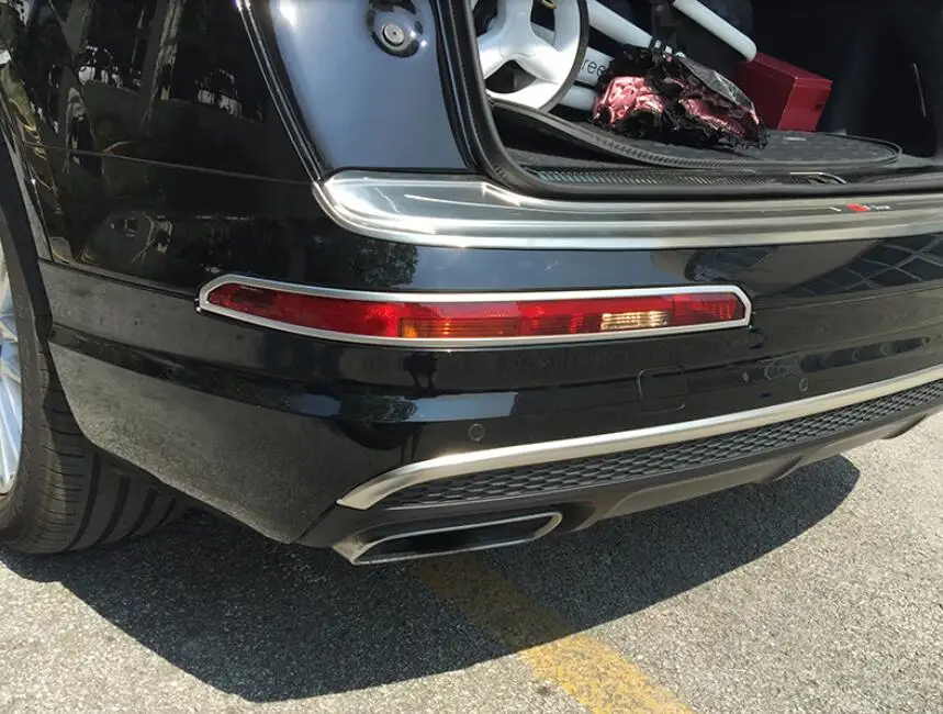 Нержавеющая Задняя Матовая защитная полоса для бампера нижняя декоративная