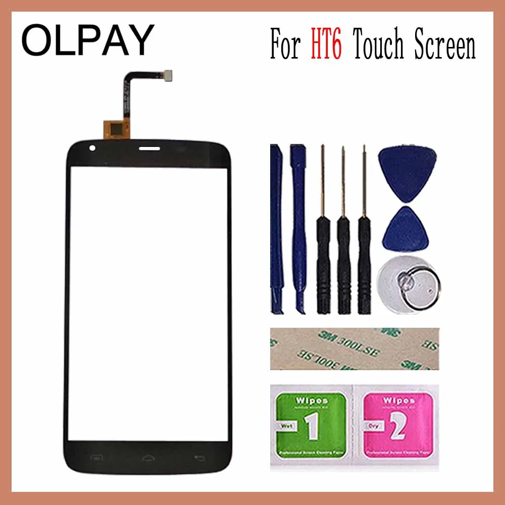 OLPAY 5,5 ''передний сенсорный экран дигитайзер стекло для HOMTOM HT6/HT6 Pro сенсорный экран стекло дигитайзер панель объектив сенсор