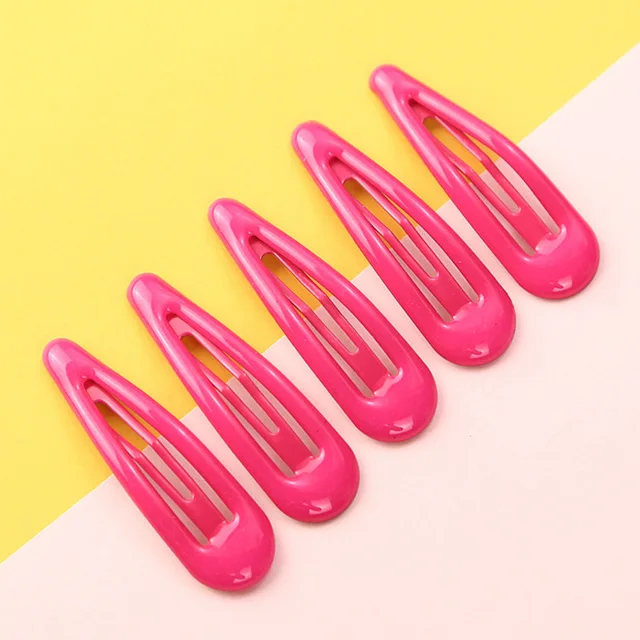 10pcs rose red 10 шт./лот новинка, модный детский комплект, милые детские заколки для волос заколка для волос Принадлежности для волос для девочки Для женщин Разноцветные заколки для волос Головные уборы - Цвет: 10pcs rose red