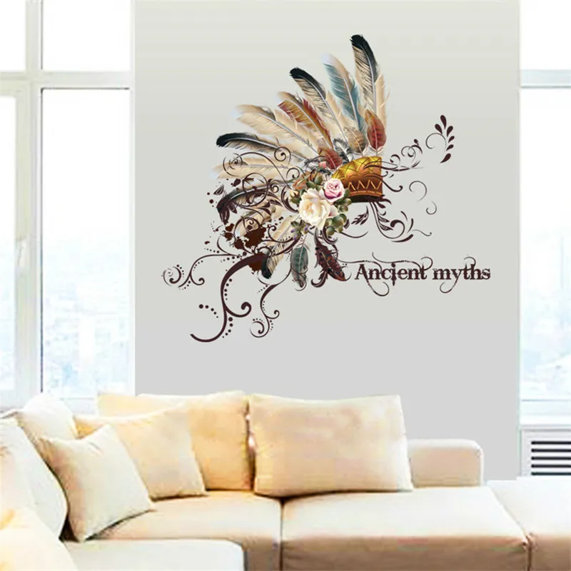 Эмирейтс шляпа Наклейка на стену для гостиной спальни древние мифы наклейки