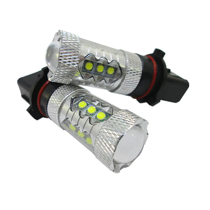 2 шт. P13W 80 Вт 16 SMD cree чип Высокая Мощность Противотуманные фары Лампа 6000k