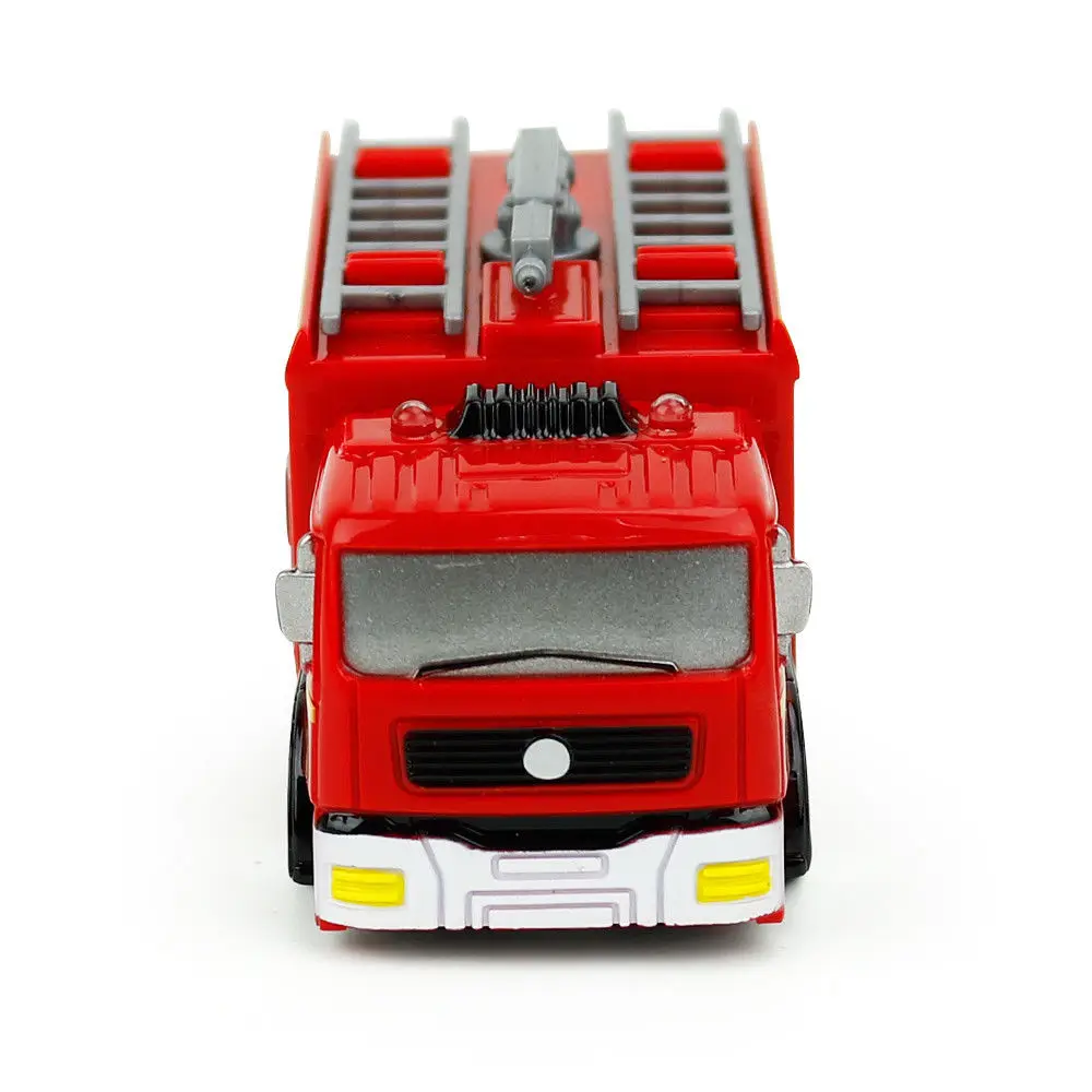 Мини пожарный двигатель литая игрушка автомобиль с дистанционным управлением и