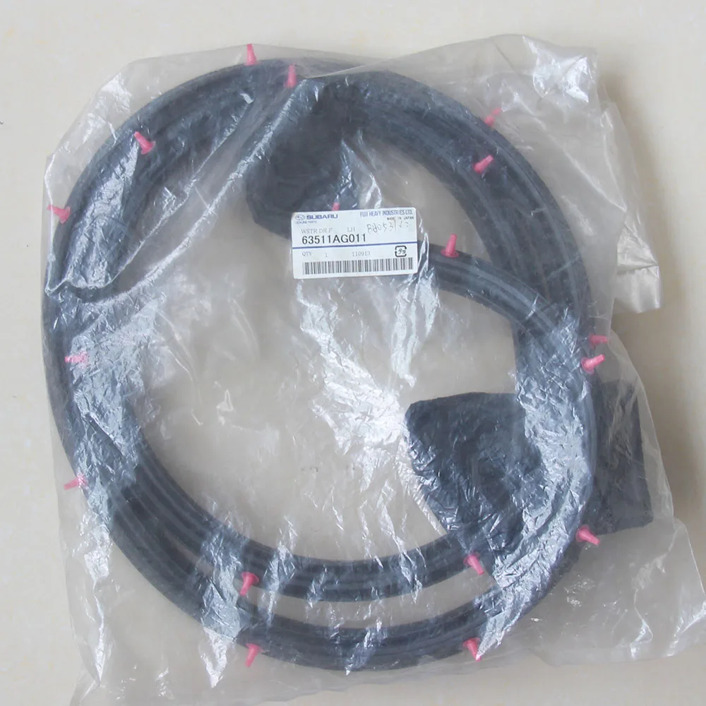 63511AG011 новые оригинальные WSTR DR F LH уплотнитель передней двери левой для Subaru Legacy